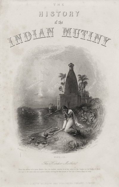 La Madre Indù, inciso da E.J. Portbury, pagina del titolo da 