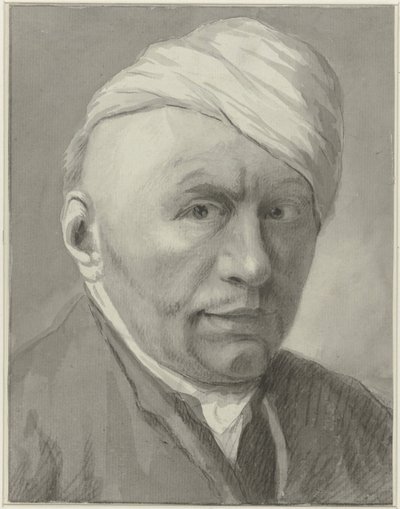 Autoritratto del disegnatore Harmanus van Tuylen, con berretto da Harmanus Tuylen