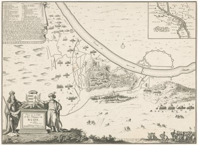 Pianta di Buda, 1686 da Harmanus van Loon