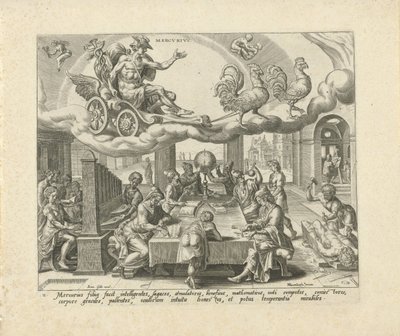 Il pianeta Mercurio e i suoi figli da Harmen Jansz Muller
