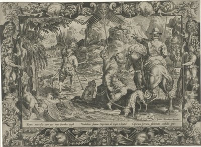 Caccia allo stambecco (Scene di caccia) da Harmen Jansz Muller