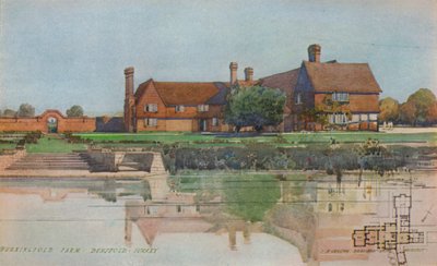 Fattoria di Burningfold, Dunsfold, Surrey, c1923 da Harold Chalton Bradshaw