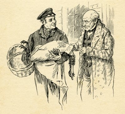 A Christmas Carol di Charles Dickens da Harold Copping