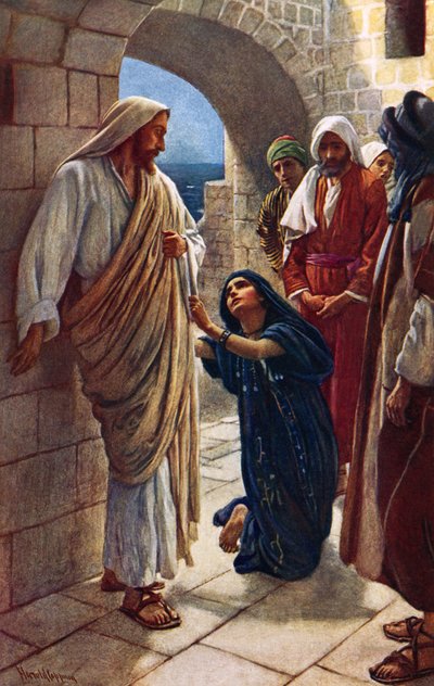 Una donna di Canaan da Harold Copping