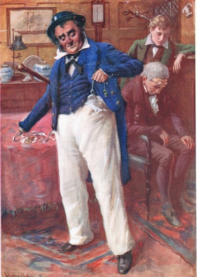 La brillante idea del Capitano Cuttle, illustrazione da 