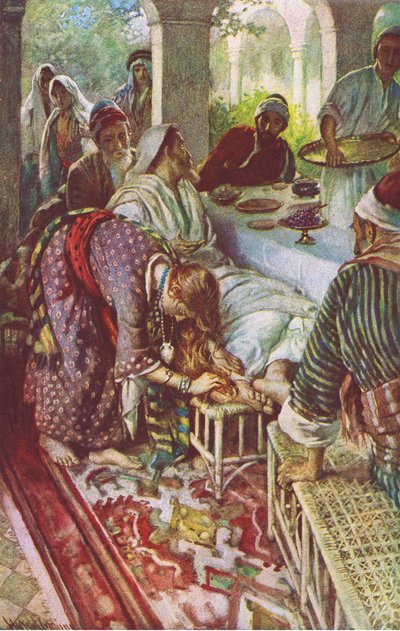 Cristo nella casa del fariseo, illustrazione da 