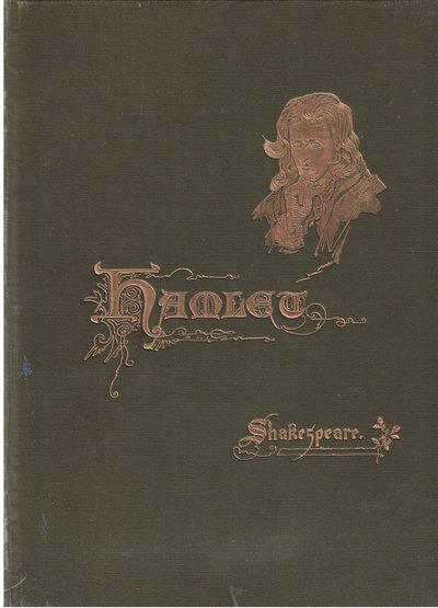 Progettazione della copertina anteriore (illustrazione da Amleto) da Harold Copping