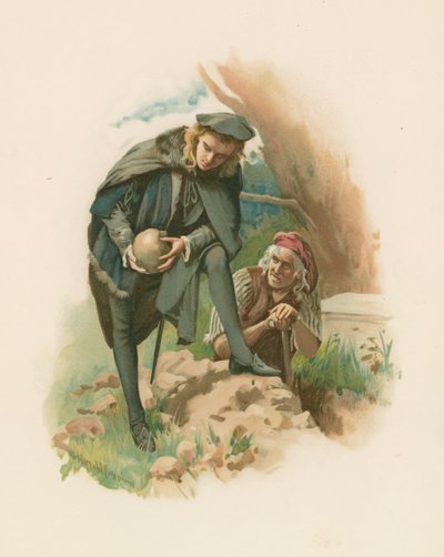 Amleto - Scena del cimitero da Harold Copping