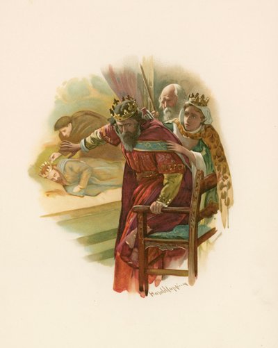 Amleto - la scena del dramma da Harold Copping