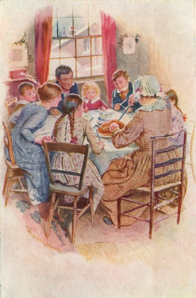 Illustrazione per Canto di Natale di Charles Dickens da Harold Copping