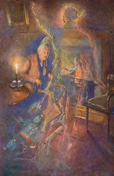 Illustrazione per Canto di Natale di Charles Dickens da Harold Copping