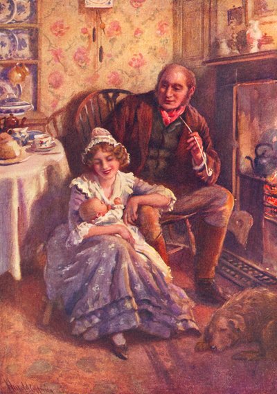 John e Dot Peerybingle da Harold Copping