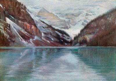 Lago Louise, il lago nelle nuvole da Harold Copping