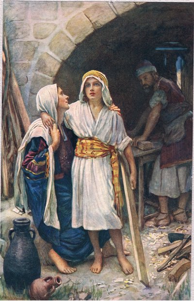 Maria e Gesù, illustrazione da 