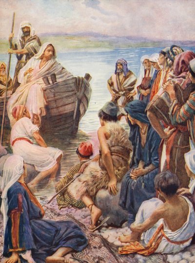 Nuovo Testamento: Sul Lago da Harold Copping