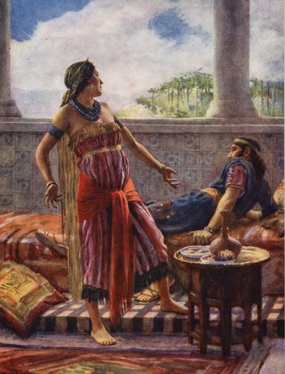 Antico Testamento: Un re e una regina malvagi da Harold Copping