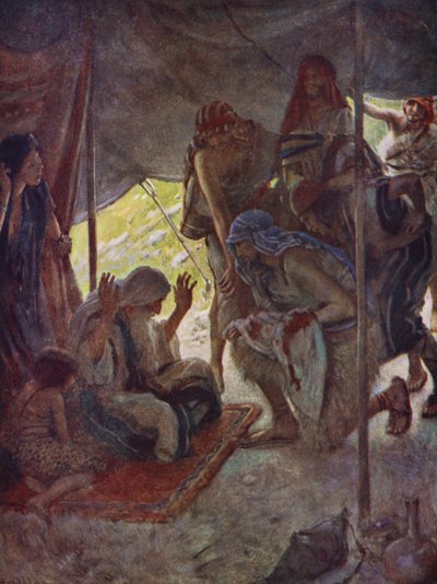 Antico Testamento: Il mantello di Giuseppe da Harold Copping