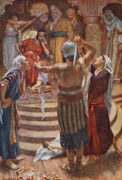 Antico Testamento: Salomone, il re saggio da Harold Copping