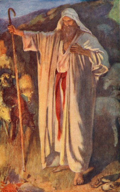 Antico Testamento: Il Roveto Ardente da Harold Copping