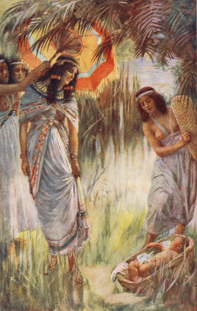 Antico Testamento: Il ritrovamento di Mosè da Harold Copping