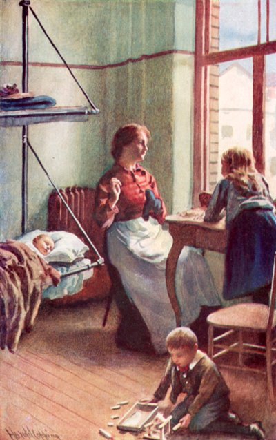 Porte aperte ci davano scorci di serenità domestica, un soggiorno nell