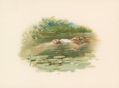 Ofelia, annegata da Harold Copping