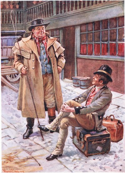 Sam Weller e suo padre, illustrazioni per 