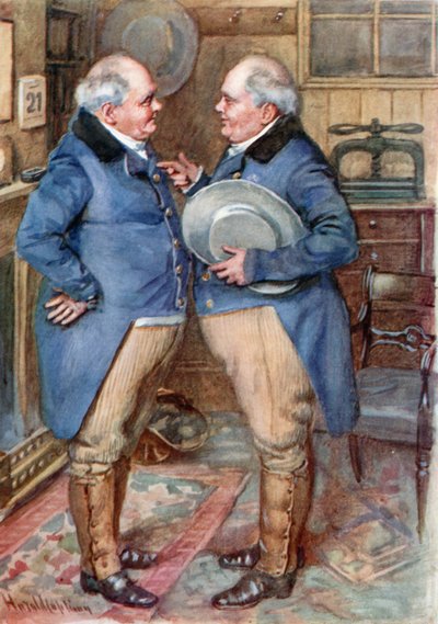 I fratelli Cheeryble da Harold Copping