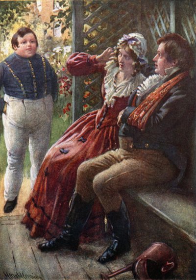 Il ragazzo grasso sveglio da Harold Copping