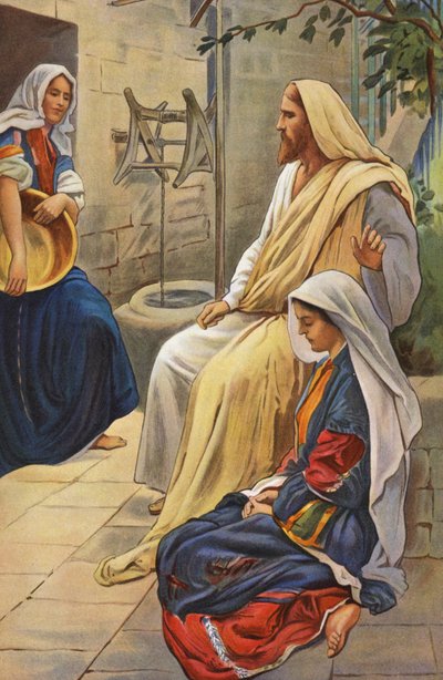 La casa di Marta e Maria da Harold Copping