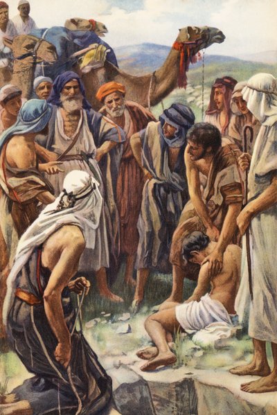 La vendita di Giuseppe da Harold Copping