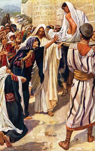 La vedova di Nain da Harold Copping