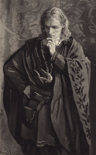 Questo giovane principe era oscurato da una profonda malinconia da Harold Copping