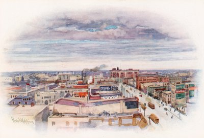 Winnipeg, dagli edifici della Union Bank da Harold Copping