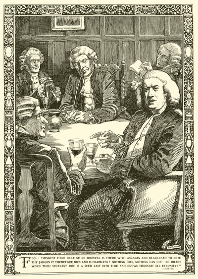 Dr Johnson in Conversazione da Harold Edward Hughes Nelson