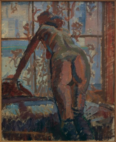 Nudo alla finestra da Harold Gilman