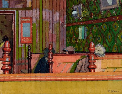 Ristorante, c.1914 da Harold Gilman