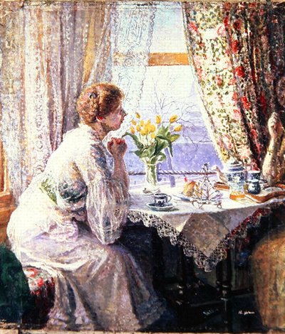 La tavola della colazione da Harold Gilman