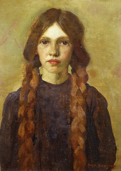 Una ragazza della Cornovaglia da Harold Harvey
