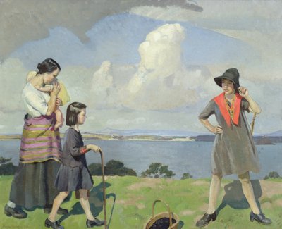 Passeggiata sul mare, i raccoglitori di more da Harold Harvey