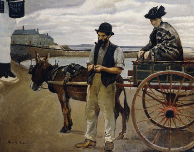 Uomo con donna in un carro da Harold Harvey