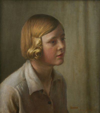 Ritratto di Rhoda da Harold Harvey