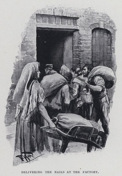 Consegna dei chiodi alla fabbrica da Harold Hume Piffard