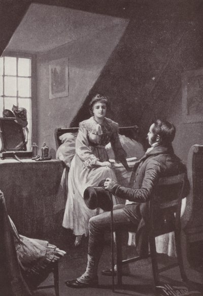 Illustrazione per La fiera delle vanità di William Makepeace Thackeray (litografia) da Harold Hume Piffard