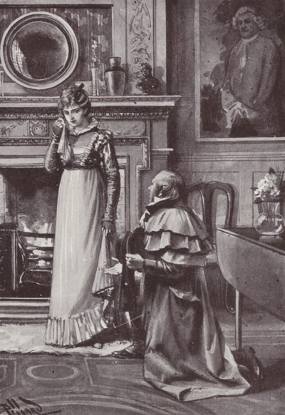 Illustrazione per La fiera delle vanità di William Makepeace Thackeray (litografia) da Harold Hume Piffard