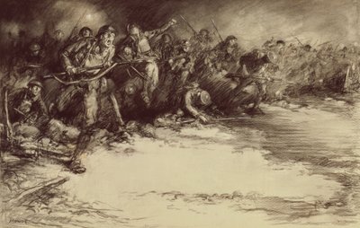 Contrattacco, c.1918 da Harold James Mowat