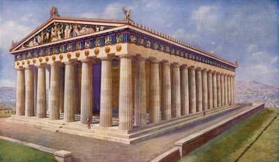 Il Partenone, diadema splendente di Atene e tesoro di statue impareggiabili da Harold Oakley