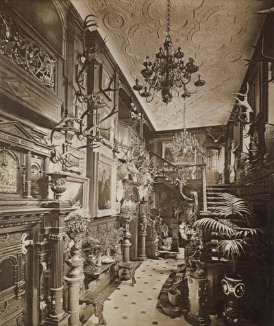 La sala, Wickham Hall, Kent, 1897 da Harold Palmer