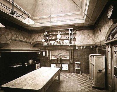 La cucina, Wickham Hall, Kent da Harold Palmer