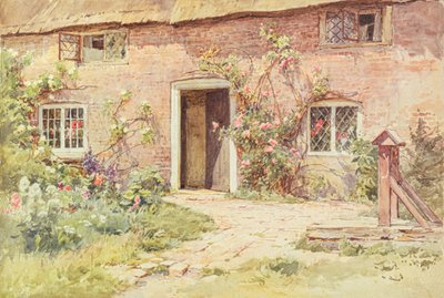Rose intorno alla porta del cottage, Wilmington da Harold Swanwick